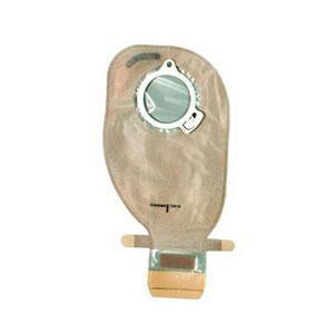 Assura® Two-Piece Drainable Pouch, EasiClose, Transparent 11" (28cm), Flange 2-3/8" (60mm) - Box of 10