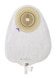Assura® One-Piece Urostomy Pouch, Opaque 10" (25cm), Extra Extended Wear, Convex Light, Stoma Opening 5/8" - 1-3/4" (15mm - 43mm) - Box of 10
