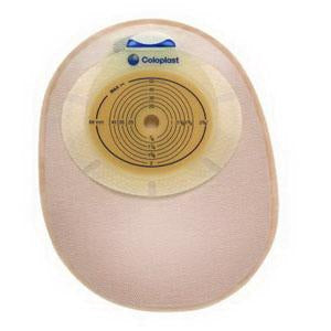 SenSura® One-Piece Closed Pouch, Opaque 7" (18cm), Non-Convex, Stoma Opening 3/8" - 2-5/8" (10mm - 66mm) - Box of 30