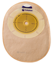 SenSura® One-Piece Closed Pouch, Opaque 8-1/2" (22cm), Non-Convex, Stoma Opening 1-1/8" (30mm) - Box of 30