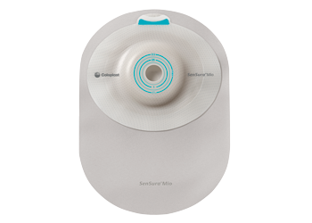 SenSura® One-Piece Mio Closed Pouch, Opaque with inspection window 8-1/2" (22cm), Convex Deep, Stoma Opening 3/8" - 1-3/4" (10mm - 43mm) - Box of 10