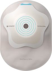 SenSura® Mio One-Piece Drainable Pouch with Easiclose WIDE-Outlet, Transparent 11" (28cm), Concave, Stoma Opening 3/8" - 2-3/8" (10mm - 60mm) - Box of 10