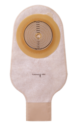 Assura® One-Piece Drainable Pouch, Clamp, Opaque 12" (30cm), Non-Convex, Stoma Opening 3/8" - 2-3/4" (10mm - 70mm) - Box of 10