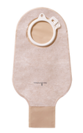 Assura® Two-Piece Drainable Pouch, Clamp, Transparent 12-1/2" (30cm), Flange 2" (50mm) - Box of 10