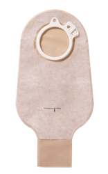 Assura® Two-Piece Drainable Pouch, Clamp, Transparent 12-1/2" (30cm), Flange 2" (50mm) - Box of 10