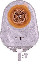 Assura® One-Piece Pediatric Urostomy Pouch, Transparent 6" (15cm), Non-Convex, Stoma Opening 3/8" - 1-3/8" (10mm - 35mm) - Box of 10