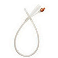 BX/5 CYSTO-CARE SILICONE FOLEY CATHETER, SIZE 18FR 15CC BALLOON