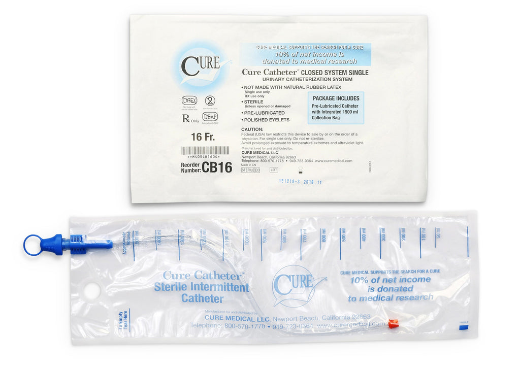 Cure Catheter™  Closed System - 1 Each