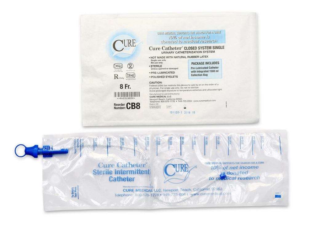 Cure Catheter™  Closed System - 1 Each