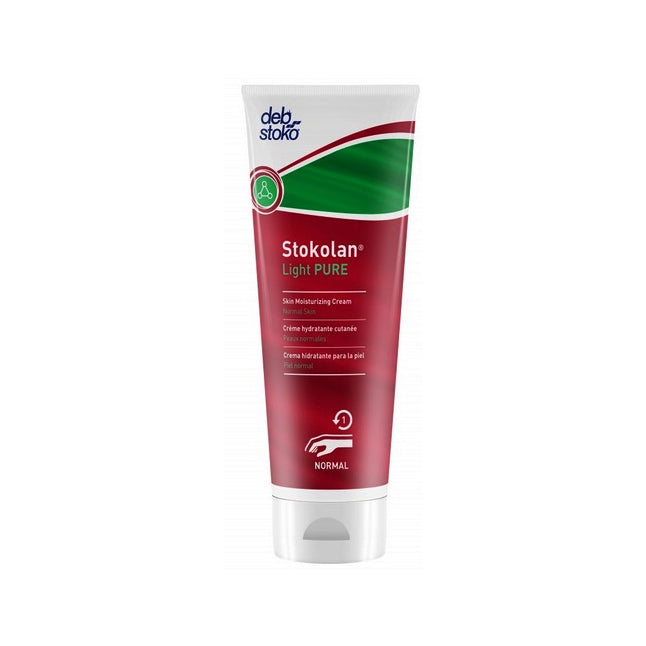 CS/12 STOKOLAN LIGHT PURE,CREAM , PERFUME-FREE 100ML TUBE.