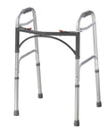 Deluxe Two Button Folding Walker - 1 Each
