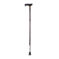 Lightweight Adjustable Folding Cane with T Handle, Black Floral - 1 Each