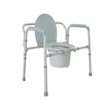 Heavy Duty Bariatric Folding Bedside Commode Chair - 1 Each