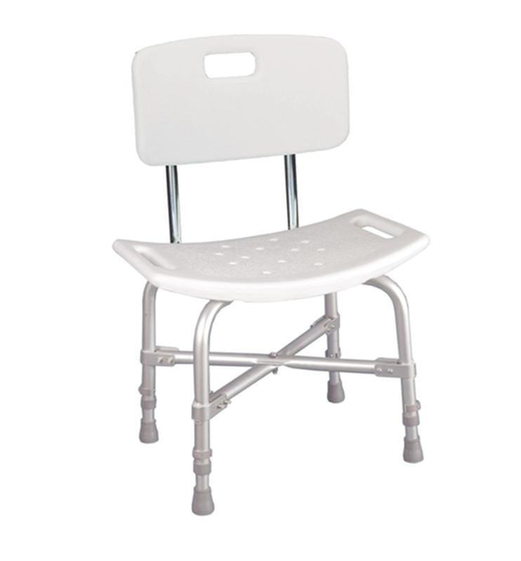 Bariatric Heavy Duty Bath Bench with Backrest - 1 Each
