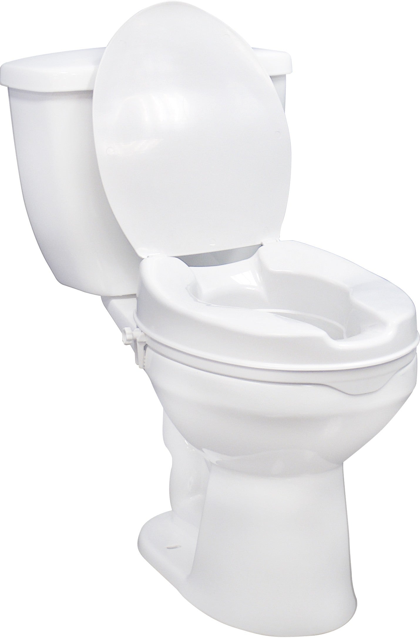 EA/1 RAISED TOILET SEAT 4", W/LID