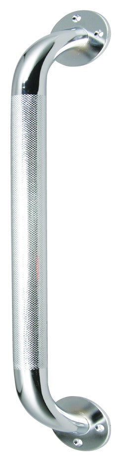 CS/3  CHROME GRAB BAR, 12", KNURLED