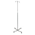 Economy Removable Top I. V. Pole, 2 Hook Top, Silver Vein - 1 Each