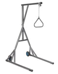 Heavy Duty Trapeze with Base and Wheels, Silver Vein - 1 Each