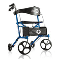 Sidekick Side-Folding Rollator Rolling Walker With Seat, Blueberry - 1 Each