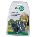 Rubber Contoured Crutch Tips, Pair, Large - 1 Pair