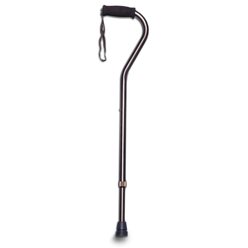 Adjustable Offset Handle Cane with Foam Grip - 1 Each