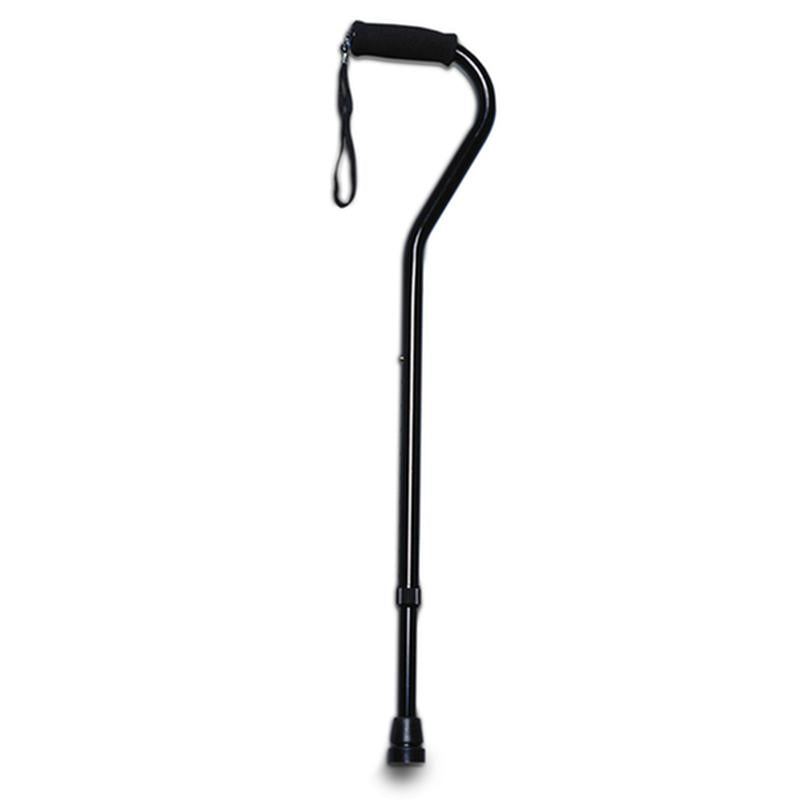 Adjustable Offset Handle Cane with Foam Grip - 1 Each
