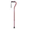 Adjustable Offset Handle Cane with Reflective Strap - 1 Each