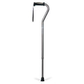 Adjustable Offset Handle Cane with Reflective Strap - 1 Each