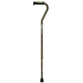 Adjustable Offset Handle Cane with Reflective Strap - 1 Each