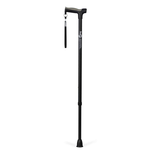 Adjustable Derby Handle Cane with Reflective Strap - 1 Each