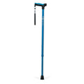 Adjustable Derby Handle Cane with Reflective Strap - 1 Each