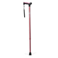 Adjustable Derby Handle Cane with Reflective Strap - 1 Each