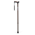 Adjustable Derby Handle Cane with Reflective Strap - 1 Each