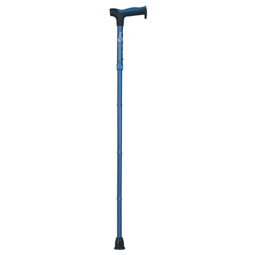Adjustable Folding Cane with Reflective Strap - 1 Each