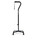 Adjustable Quad Cane for Right or Left Hand Use, Large Base - 1 Each