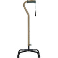 Adjustable Quad Cane for Right or Left Hand Use, Large Base - 1 Each