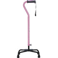 Adjustable Quad Cane for Right or Left Hand Use, Large Base - 1 Each