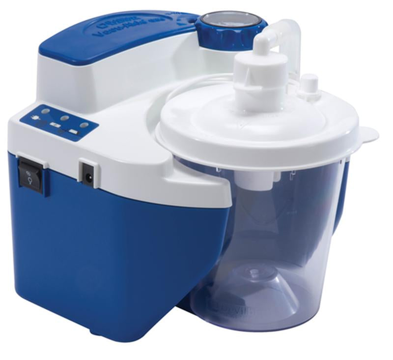Vacu-Aide QSU Quiet Suction Unit with External Filter, Battery, and Carrying Case - 1 Each