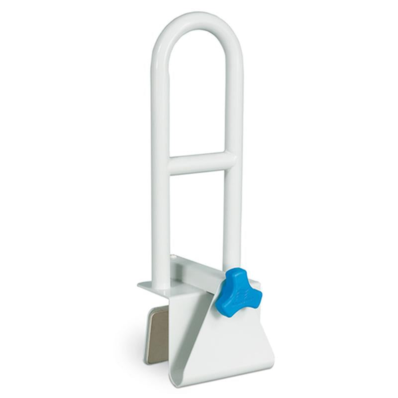Bathtub Safety Rail with Steel Construction, White - 1 Each