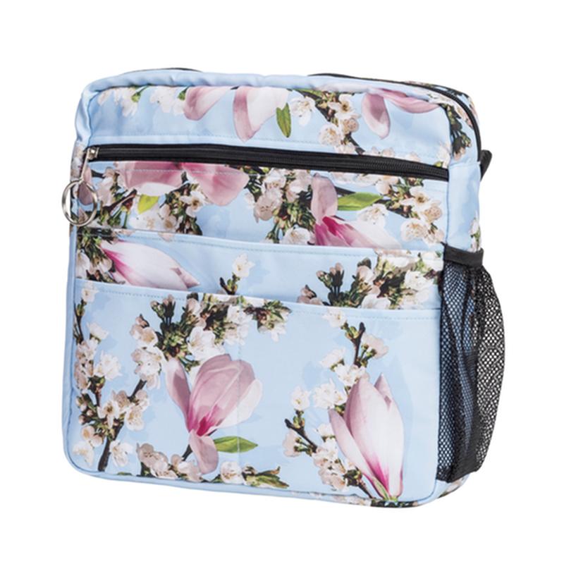 Universal Mobility Tote, Blue Floral - 1 Each