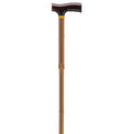 Lightweight Adjustable Folding Cane with T Handle, Bronze - 1 Each