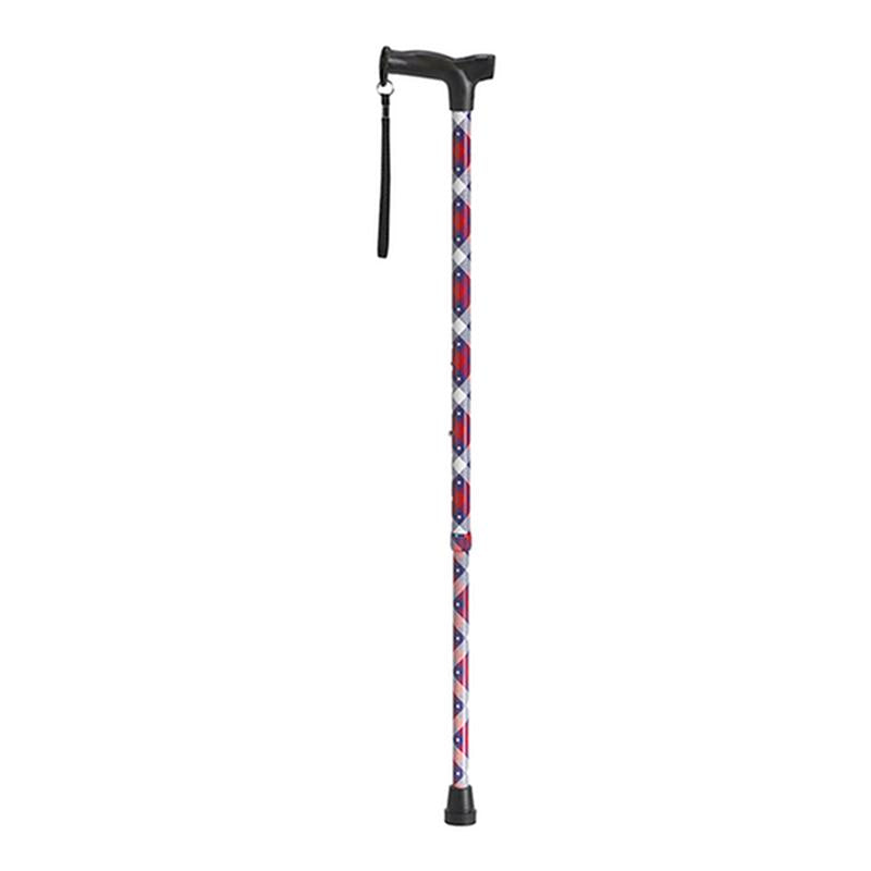 Comfort Grip T Handle Cane, Patriotic - 1 Each