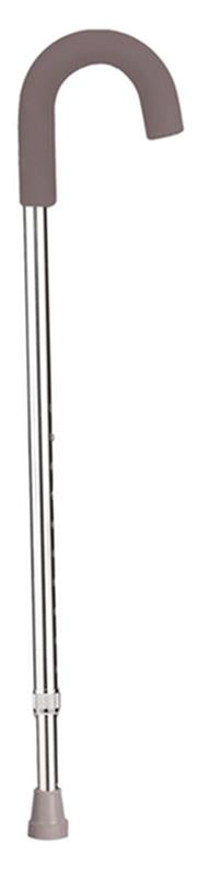 Aluminum Round Handle Cane with Foam Grip - 1 Each