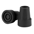 Crutch Tips, 7/8", Black - 1 Pair