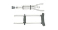 Knock Down Universal Aluminum Crutches - 1 Pair