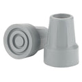 Crutch Tips, 7/8", Gray - 1 Pair