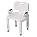 Premium Series Shower Chair with Back and Arms - 1 Each
