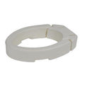 Hinged Toilet Seat Riser, Elongated Seat - 1 Each