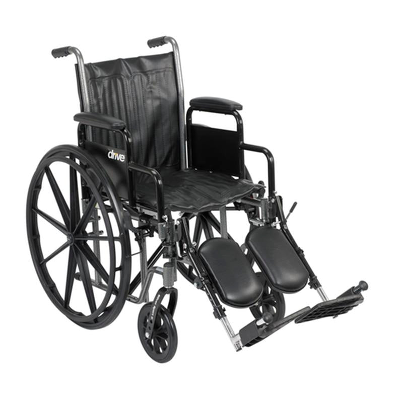 Silver Sport 2 Wheelchair, Detachable Desk Arms, Elevating Leg Rests, 16" Seat - 1 Each