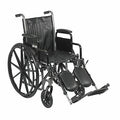 Silver Sport 2 Wheelchair, Detachable Desk Arms, Elevating Leg Rests, 18" Seat - 1 Each